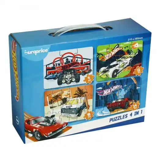 Bra pris | Pussel Hot Wheels 9-24 Bitar