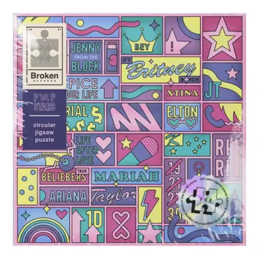 Broken Record Pussel - Pop Stars 200 Bitar - Specialerbjudande