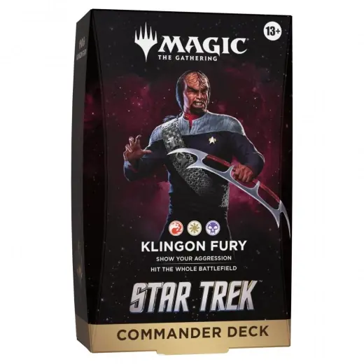 Magic The Gathering - Klingon Fury - Star Trek Commander Deck - Nytt i sortimentet
