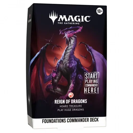 Magic The Gathering - Reign of Dragons - Foundations Commander Deck | Superpris