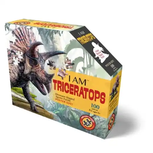 Endast idag - Pussel - I Am Triceratops 100 bitar