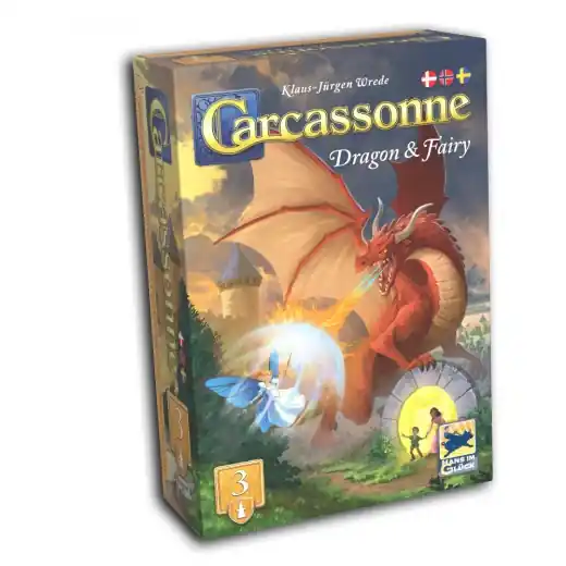 Försäljningssuccé - Carcassonne Dragon & Fairy (Exp.) (Swe)