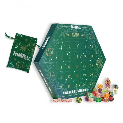 Adventstärningskalender 2025 - Metallic Dice Games | Bra pris just nu