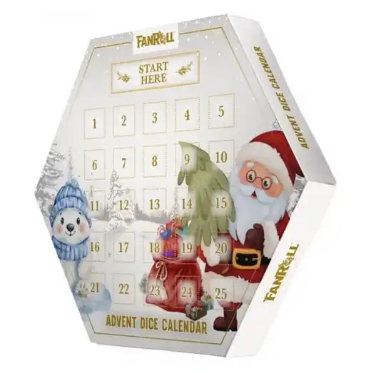 Direkt från fabriken - Advent Dice Calendar 2026 - Metallic Dice Games