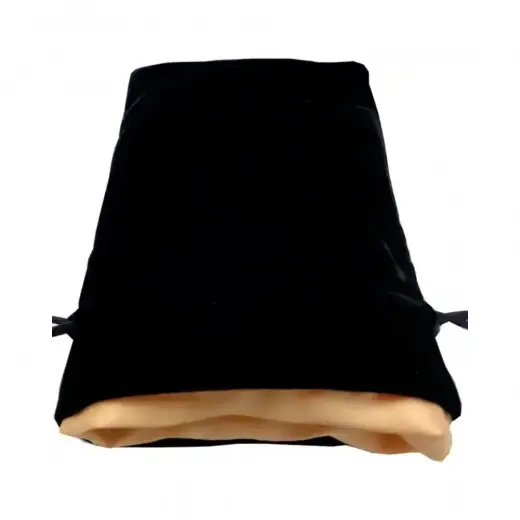 Kampanjpris - Dice Bag Black w/Gold Velvet