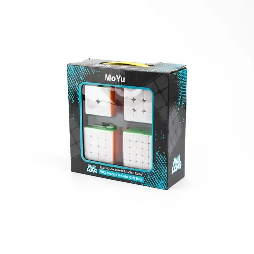 Fyndpris | MoYu MeiLong Stickerless - 4 Cube Box Set