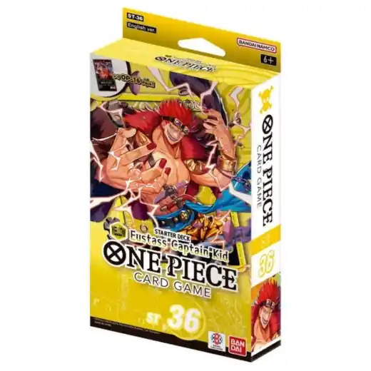 One Piece Card Game Eustass "Captain" Kid Yellow Starter Deck ST-36 - Tillverkarpris