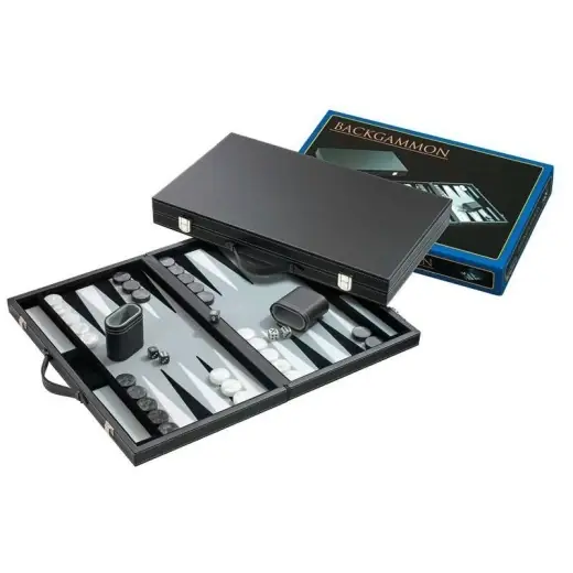 Backgammon Grey Medium | Ta chansen