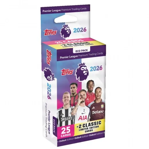 Toppkvalitet - Topps Premier League Cards 2026 ECO Pack