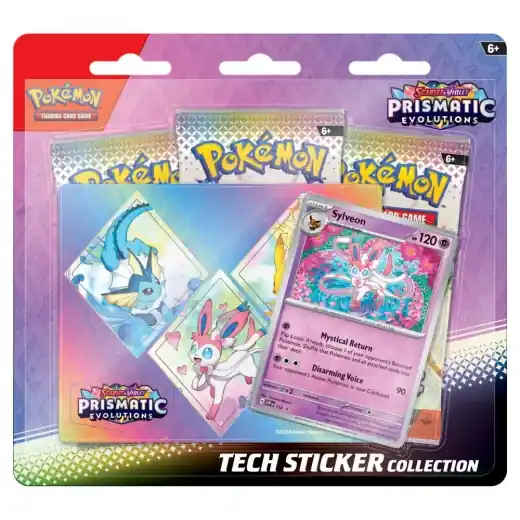 Pokémon TCG Prismatic Evolutions Tech Sticker Collection - Sylveon - Topprodukt