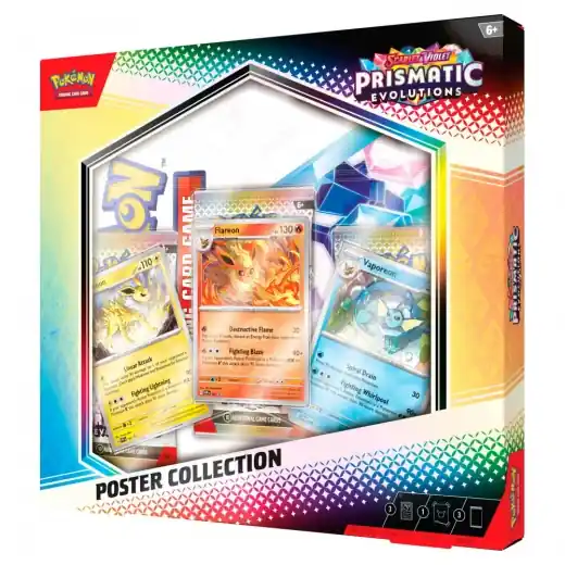 Begränsat lager - Pokémon TCG Prismatic Evolutions Poster Collection