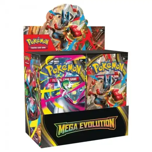 Köp direkt - Pokémon TCG Mega Evolution Booster Display
