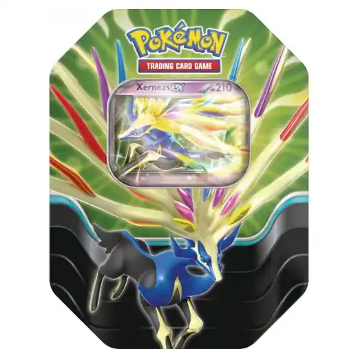 Pokémon TCG Azure Legends Tin - Xerneas ex | Premiumkvalitet