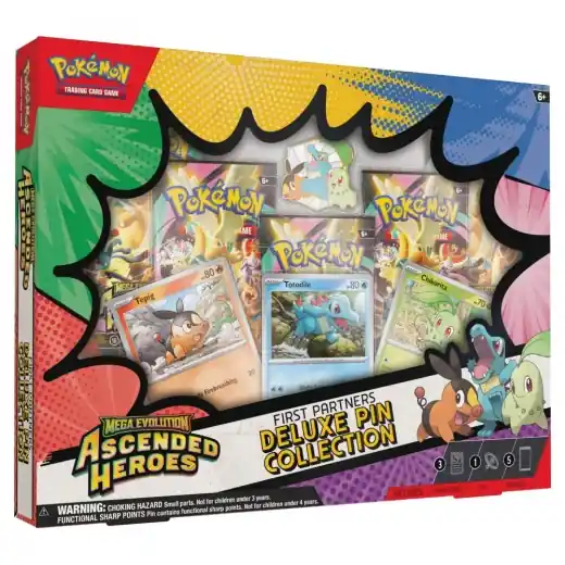 Pokémon TCG Ascended Heroes - First Partners Deluxe Pin Collection - Rea