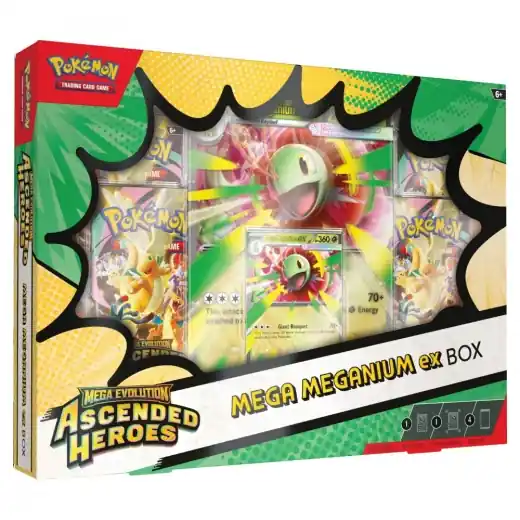 Pokémon TCG Ascended Heroes - Mega Meganium ex Box - Storsäljare