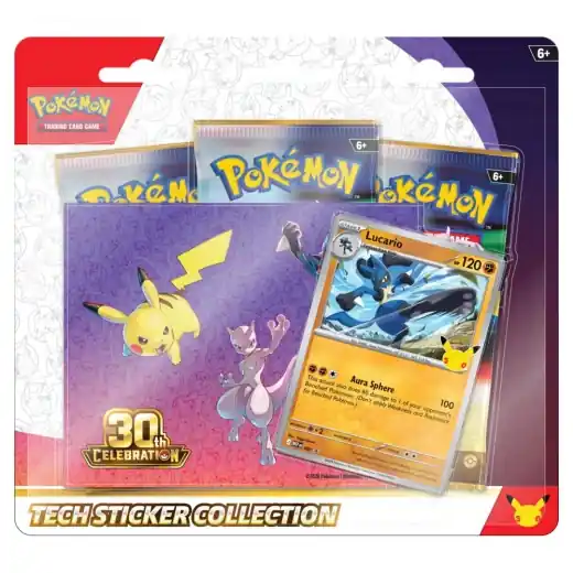 Ta chansen | Pokémon TCG 30th Celebration - Lucario Tech Sticker Collection