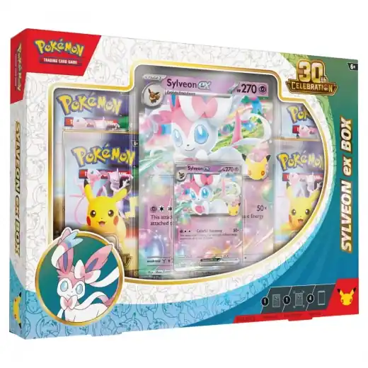 Nytt lägre pris | Pokémon TCG 30th Celebration - Sylveon ex Box