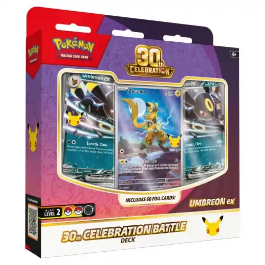 Ny lansering - Pokémon TCG 30th Celebration - Umbreon ex Battle Deck