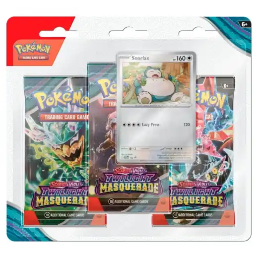 Pokémon TCG Twilight Masquerade Boosters 3-Pack Snorlax - Köp direkt