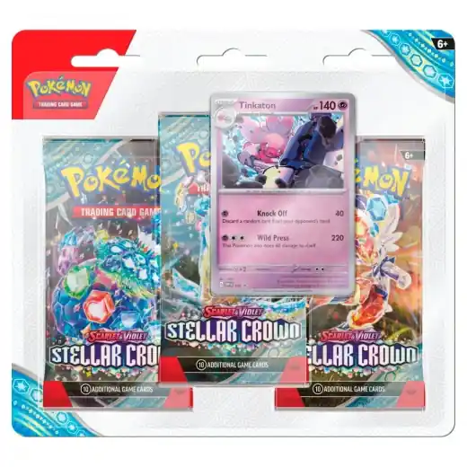 Så länge lagret räcker | Pokémon TCG Stellar Crown Boosters 3-Pack Tinkaton