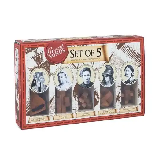 Bästa pris | Great Minds 5-pack Träpussel
