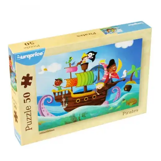 Direkt från fabriken - Pussel Pirates 50 Bitar