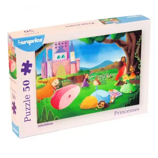 Pussel Prinsessor 50 Bitar - Ny produkt