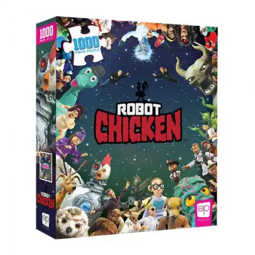 Usaopoly Pussel Robot Chicken - It Was Only a Dream 1000 Bitar - Sänkt pris