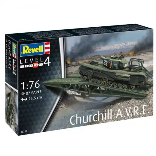 Nyligen lanserat - Revell - Churchill A.V.R.E. 1 76 - 87 Bitar