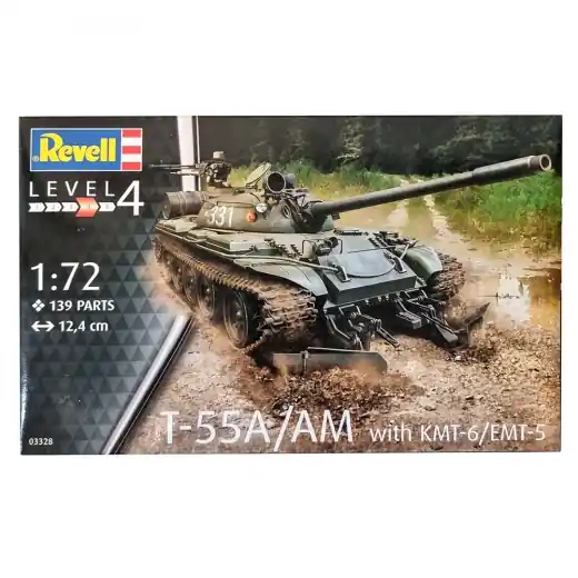 Revell - T-55A/AM med KMT-6/EMT-5 1 72 - 139 Bitar | Kampanjpris
