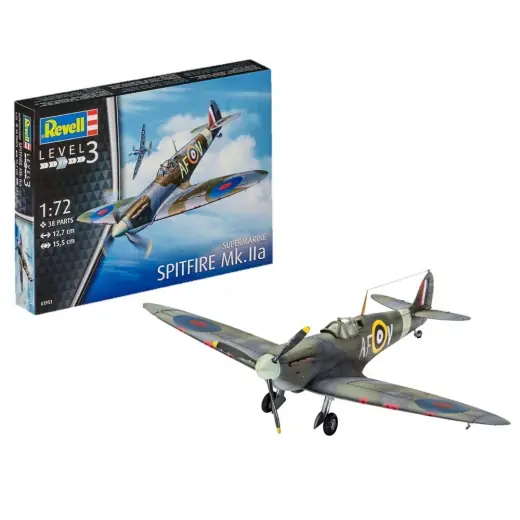 Revell - Supermarine Spitfire Mk.IIa 1 72 - 38 Bitar | Nästan slut