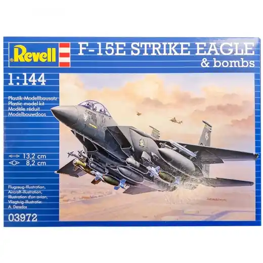 Nyhet i sortimentet - Revell - F-15E Strike Eagle & Bombs 1 144 - 70 Bitar
