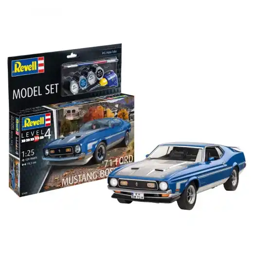 Revell - Model Set ‘71 Mustang Boss 351 1 25 - Så länge lagret räcker