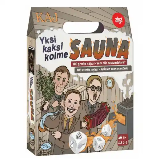 SKADAT Kaj - yksi kaksi kolme Sauna | Mycket efterfrågad