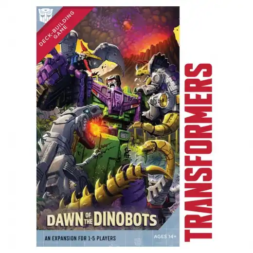 Nyhet hos oss | Transformers Deck-Building Game Dawn of the Dinobots (Exp.)