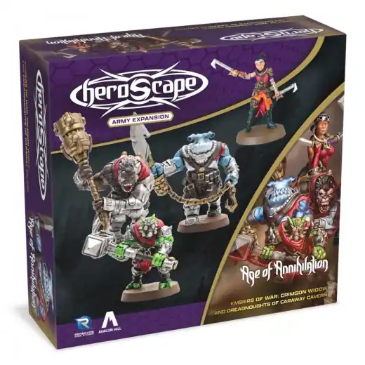 Reapris - Heroscape Embers of War - Crimson Widow & Dreadnoughts of Caraway Cavern Expansion
