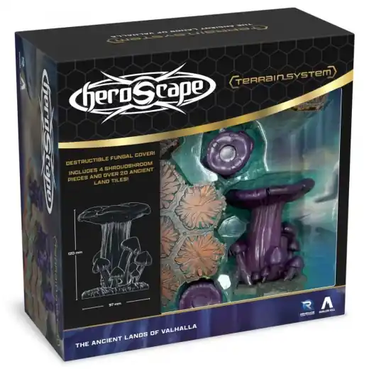Heroscape The Ancient Lands of Valhalla Terrain Expansion - Begränsat lager