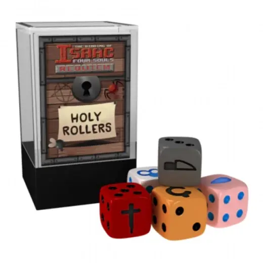 The Binding of Isaac Four Souls Holy Rollers Dice Set | Premium