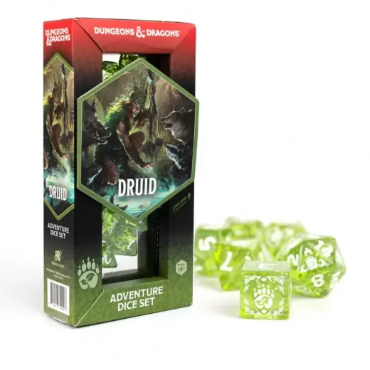 Snabb frakt - Dungeons & Dragons Adventure Dice Set - Druid Green