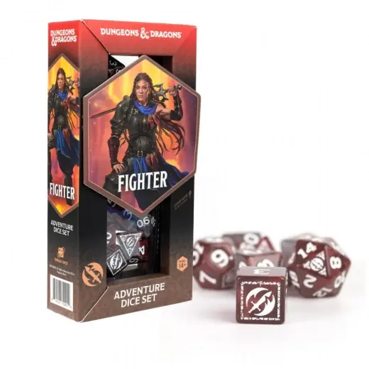 Dungeons & Dragons Adventure Dice Set - Fighter Red - Toppsäljare