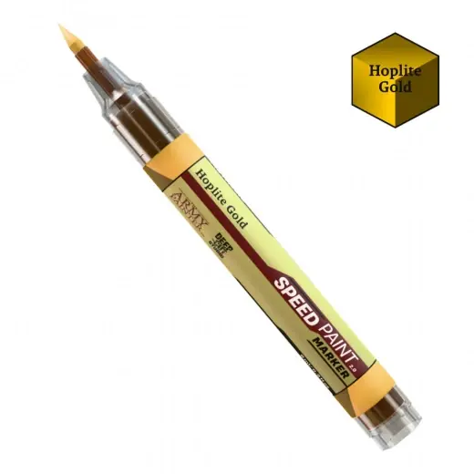 Passa på nu - Army Painter Speedpaint Marker Metallic - Hoplite Gold