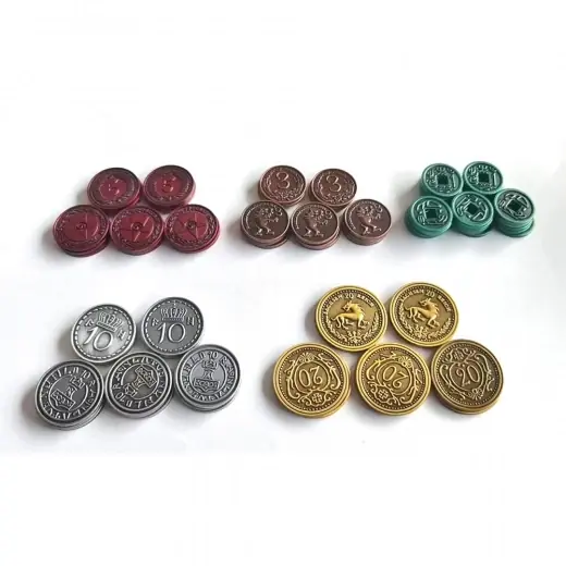 Scythe & Expeditions Metal Coins - Nytt lägre pris