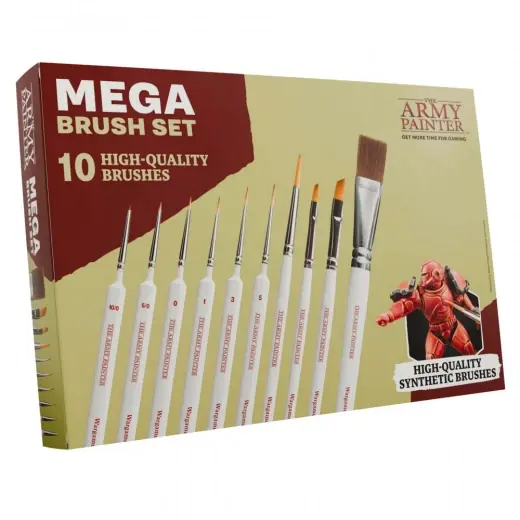 Army Painter Wargamer Mega Brush Set - Finns nu