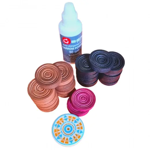 Uber Carrom Coin Set - Gratis retur