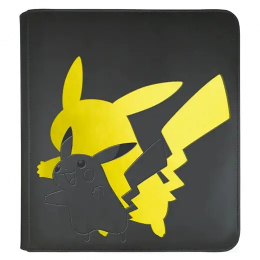 Lågt pris | Pokémon TCG 12-Pocket Zippered Pro Binder - Pikachu, Elite Series