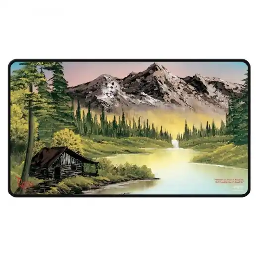 Dagens deal - Ultra Pro Playmat - Bob Ross Mountain Retreat