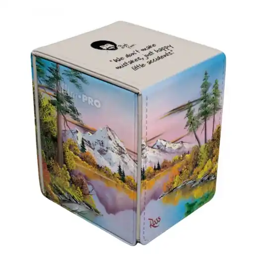 Specialerbjudande - Ultra Pro Deck Box Alcove Flip - Bob Ross Mighty Mountain Lake