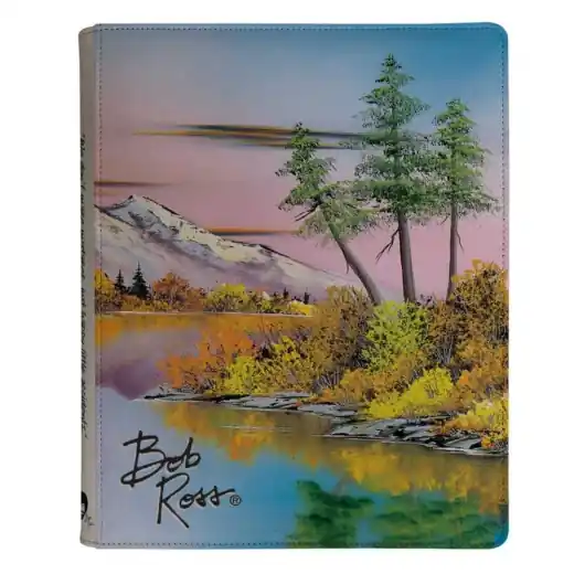 Ultra Pro 9-Pocket Zippered Binder - Bob Ross Mighty Mountain Lake | Hög kvalitet