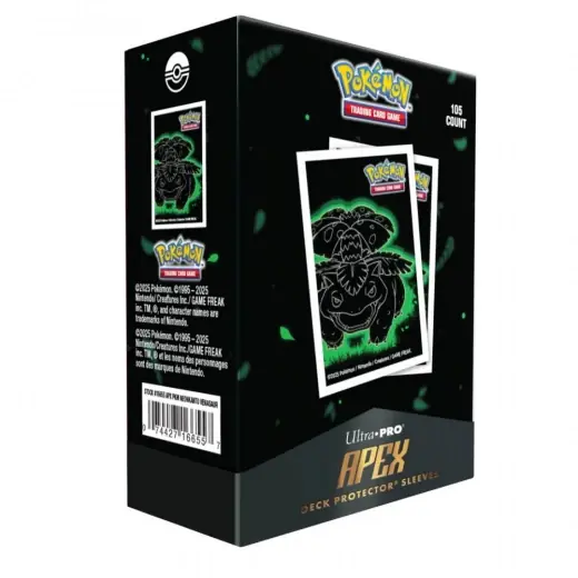 Väl omtyckt | Pokémon TCG Apex Deck Protector Sleeves - Neon Kanto Venusaur
