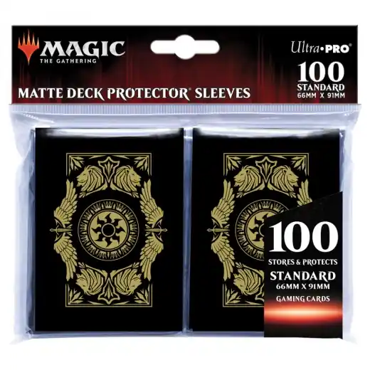 Magic Deck Protector Sleeves 64 x 89 mm - Mana 7 Plains - I lager